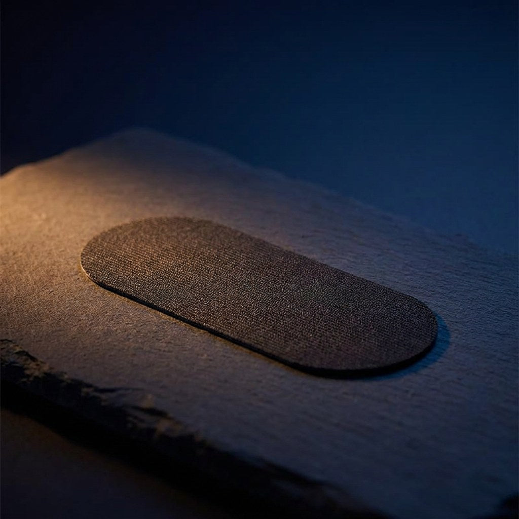 EliteSleep Mouth Tape – schwarzes Schlaf-Tape für Nasenatmung auf Schieferstein